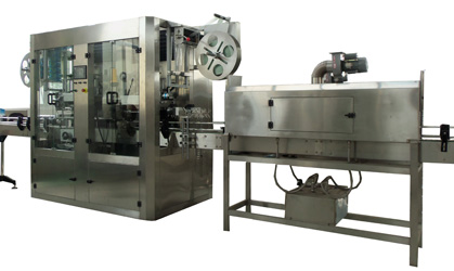 Máquina de Rotulagem Retráctil para Garrafas de Plásticos