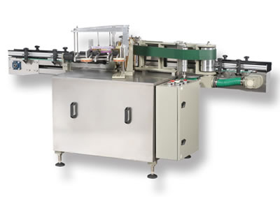 Máquina de Rotulagem com Aplicação Automática de Cola 